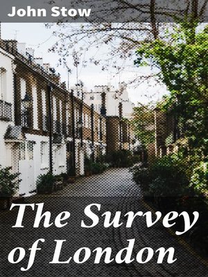 cover image of The Survey of London